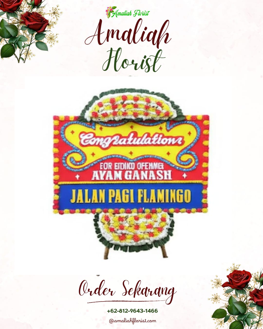 Sewa Papan Bunga Pasaman Barat